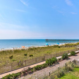 By The Kure Beach Pier-View