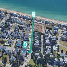 Beach Access Map