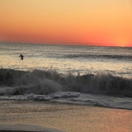 Beautiful beach and sunsets